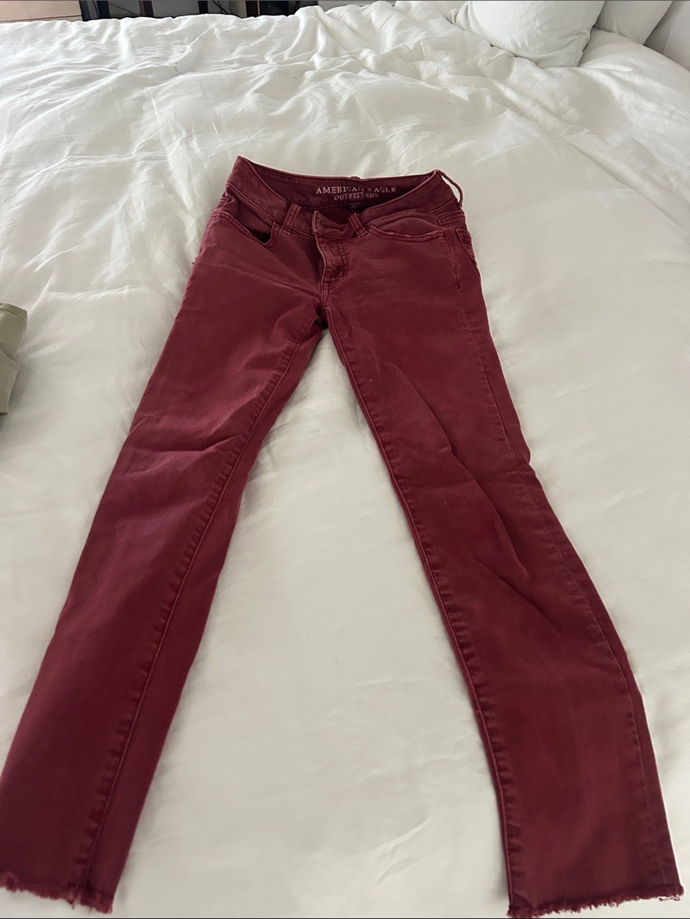 American Eagle Outfitters Burgundy Women's Jeans